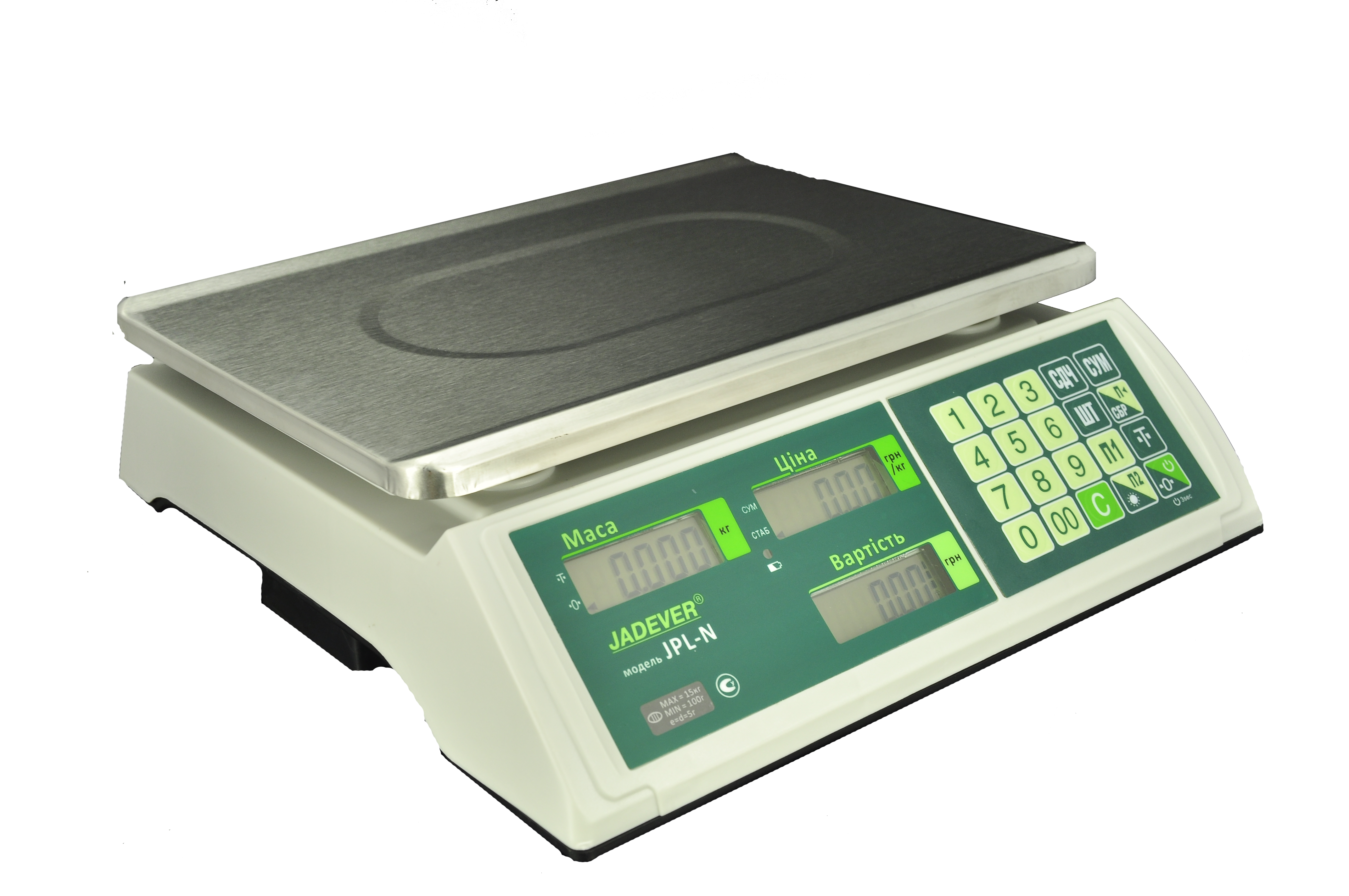 Весы торговые JADEVER JPL-N